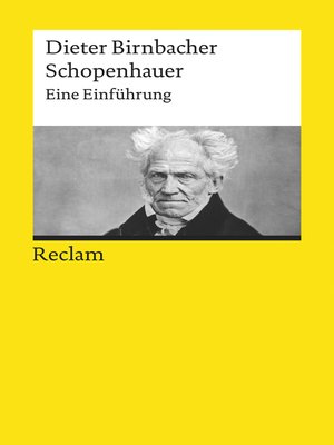 cover image of Schopenhauer. Eine Einführung